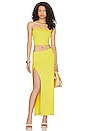 view 4 of 4 Kira Maxi Skirt in Canary