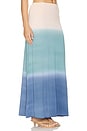 view 2 of 4 Monarch Hand-painted Maxi Skirt in Ombre Azure