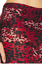 view 6 of 6 Mickey Printed Maxi With Side Splits & Foldover Waist Panel Skirt in Asher & Red