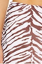 view 6 of 6 Kiki Mini Skirt in Kopi Tiger