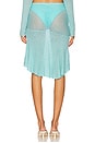 view 4 of 6 Cassandra Midi Skirt in Aqua