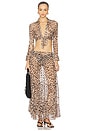 view 5 of 7 Willow Boho Maxi Skirt in Leopard