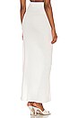 view 3 of 4 Boss Solid Side Slit Maxi Skirt in Chalk