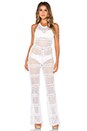 view 2 of 4 Lee Crochet Jumpsuit in White