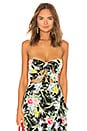 view 1 of 4 Lipa Double Knot Top in Black Tropical