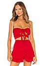 view 1 of 4 Lipa Double Knot Top in Red