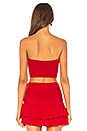 view 3 of 4 Lipa Double Knot Top in Red