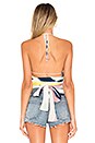 view 3 of 4 Shipwreck Halter Top in Tropical Stripe