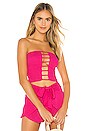 view 1 of 4 BUSTIER SHELL in Pink Glo