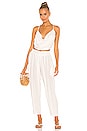 view 4 of 4 Polina Solid 70s Cowl Neck Cami in Chalk