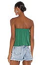 view 3 of 4 Gemma Solid Tube Top in Ivy