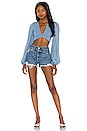 view 4 of 4 Biru Crop Top in Sky