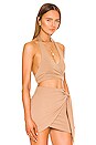 view 2 of 4 Creedance Halter Top in Mocha