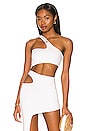 view 1 of 5 Hera Asymmetrical Top in White
