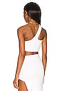 view 4 of 5 Hera Asymmetrical Top in White