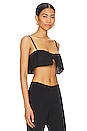 view 3 of 5 Beatrix Bandeau Top in Black