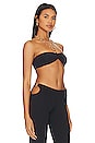 view 2 of 4 Vera Ring Bandeau Top in Black