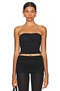 view 1 of 4 Niko Ruched Tube Top in Black