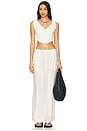 view 4 of 4 Maha Solid Cowl Neck Vest Top in Ivory