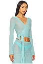 view 2 of 4 Joanne Top in Aqua