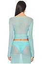 view 3 of 4 Joanne Top in Aqua