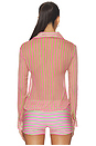 view 4 of 6 CAMISA AJUSTADA RHODE in Watermelon