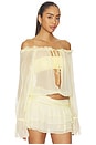 view 2 of 4 Amaya Top in Pale Yellow