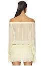 view 3 of 4 Amaya Top in Pale Yellow