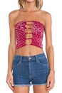 view 4 of 4 X REVOLVE Sea Strapless Tube Top in Hot Pink India