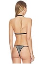view 3 of 4 TOP BIKINI SAVANAH in Black Stripe