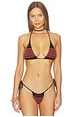 view 1 of 4 TOP BIKINI TRIANGULAR DIXIE in Sienna
