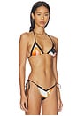 view 2 of 4 Erin Triangle Bikini Top in Picasso