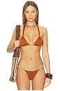view 1 of 4 TOP BIKINI TRIANGULAR SEPTEMBER in Amaretto