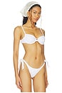 view 2 of 6 Arden Bikini Top in White