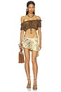 view 5 of 5 Calista Triangle Halter Bikini Top in Sunshine