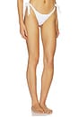 view 2 of 5 Terra Side Tie Bikini Bottom in White