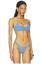 view 2 of 4 HAUT DE MAILLOT DE BAIN SANTIA in Blue Jeans