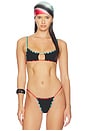 view 1 of 4 HAUT DE MAILLOT DE BAIN FORME BANDEAU MARA in Black
