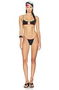 view 4 of 4 HAUT DE MAILLOT DE BAIN FORME BANDEAU MARA in Black