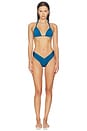 view 4 of 5 BRAGUITAS BIKINI TALLE BAJO RIOT in Adriatic
