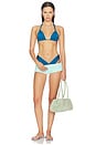 view 5 of 5 BRAGUITAS BIKINI TALLE BAJO RIOT in Adriatic