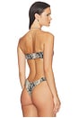 view 3 of 5 Hall Printed Bandeau Bikini Top in Python