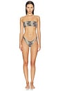 view 4 of 5 Oates Printed Skimpy Bikini Bottom in Python