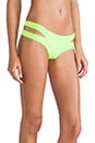 view 3 of 5 Gimlet Bikini Bottom in Gimlet in Lemon & Black