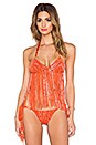 view 1 of 4 TOP BIKINI MARJAN in Tiedye Orange
