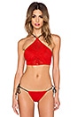 view 1 of 4 TOP BIKINI KESHO in Red