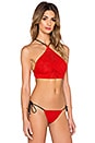 view 2 of 4 TOP BIKINI KESHO in Red