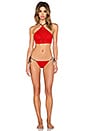 view 4 of 4 TOP BIKINI KESHO in Red