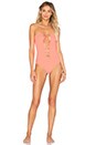 view 1 of 3 Pip Lace Up One Piece in Punch