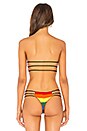 view 3 of 4 TOP BIKINI in Rainbow